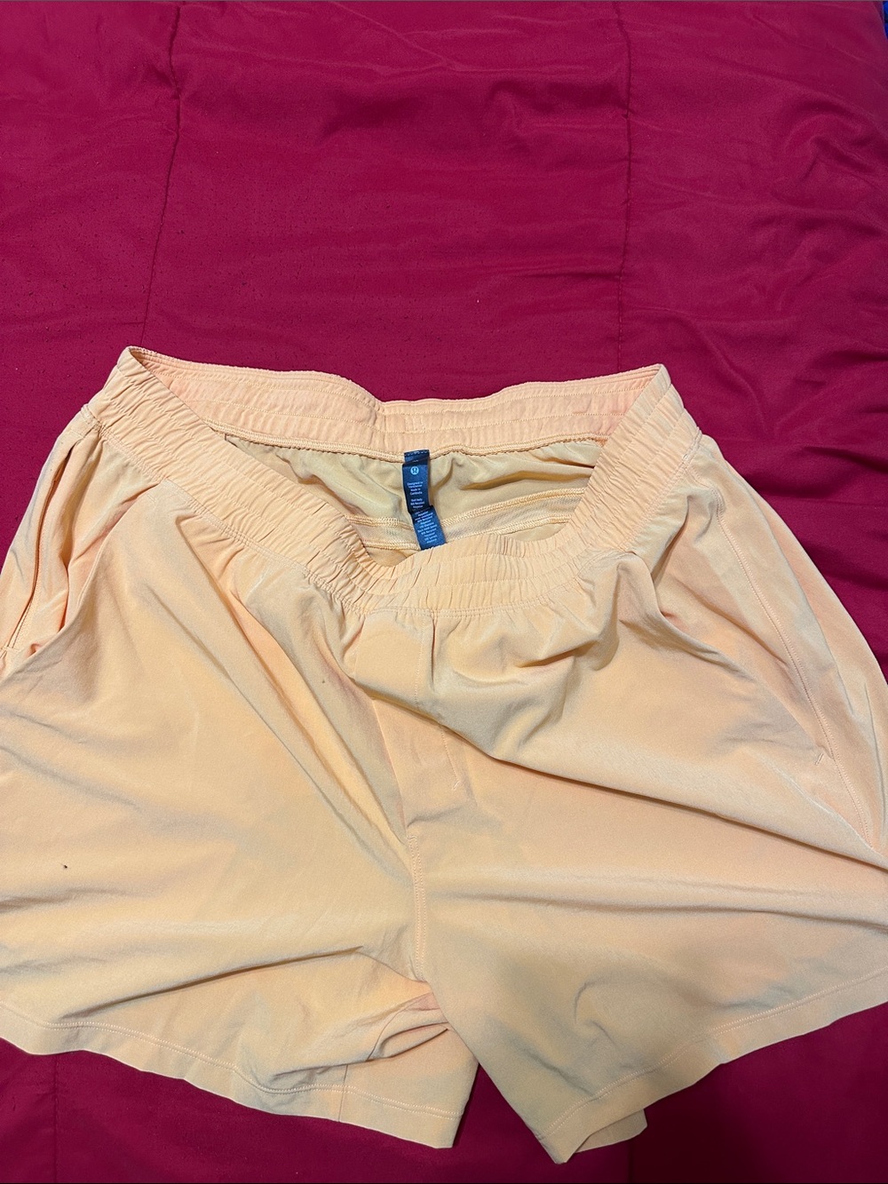lululemon athletica Peach-Blend Athletic Shorts